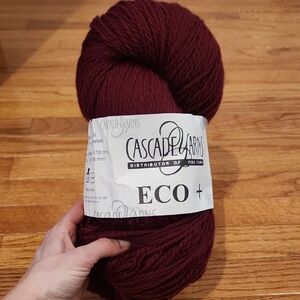 Cascade Yarns ECO+ Chunky Yarn in Deep Burgundy